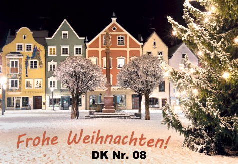Klappkarten - Winter und Herbst DK 08