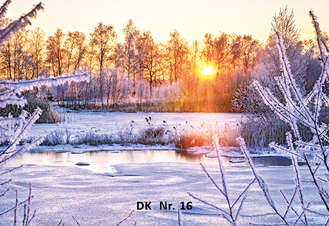 Klappkarten - Winter und Herbst DK 16