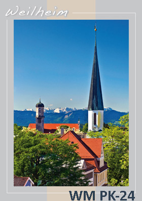 Postkarten Weilheim Sommer