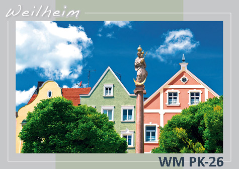 Postkarten Weilheim Sommer