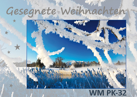 Postkarten Weilheim Winter