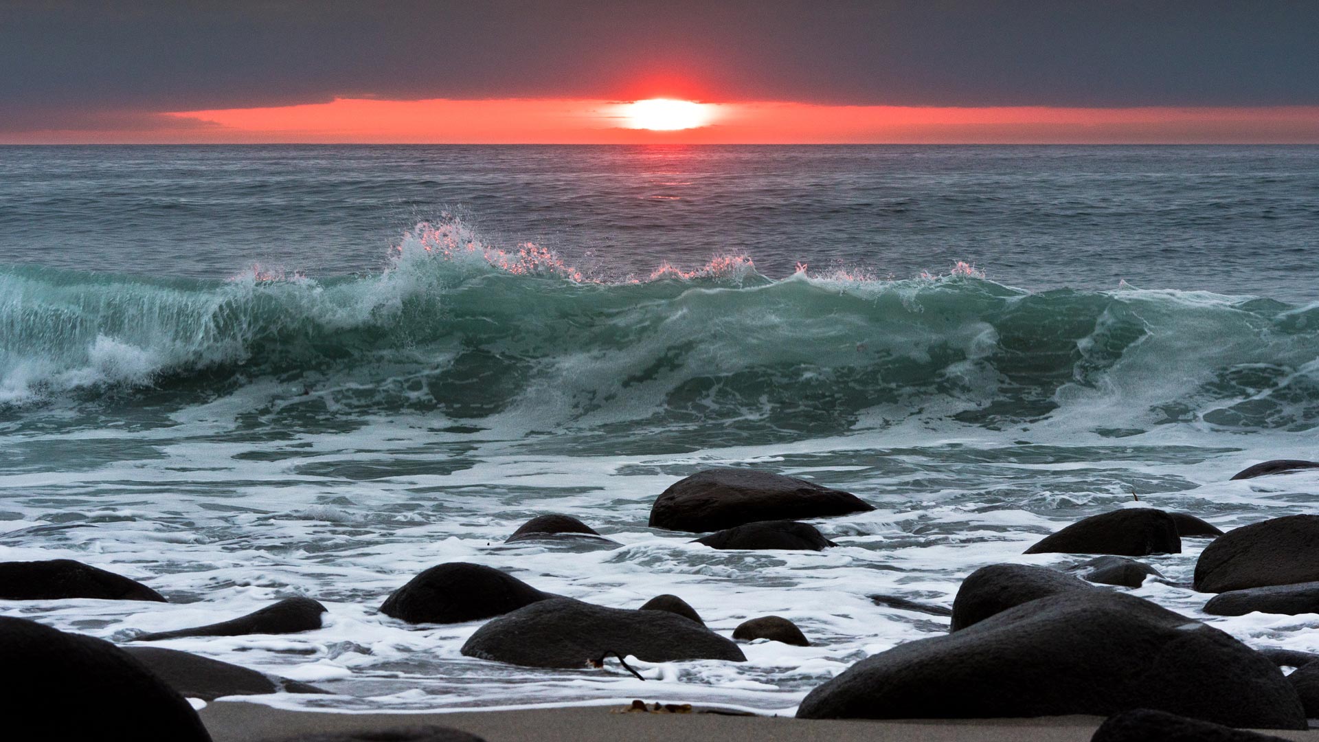 Sonnenuntergang, Lofoten