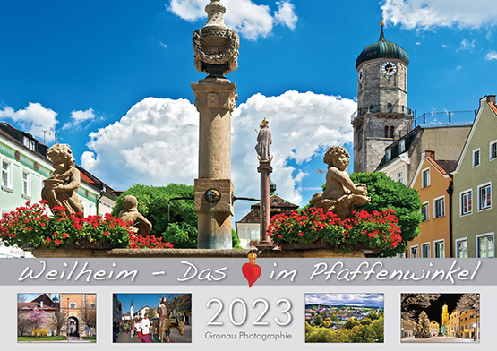 WEILHEIM - Das Herz im Pfaffenwinkel 2023 - Kalender