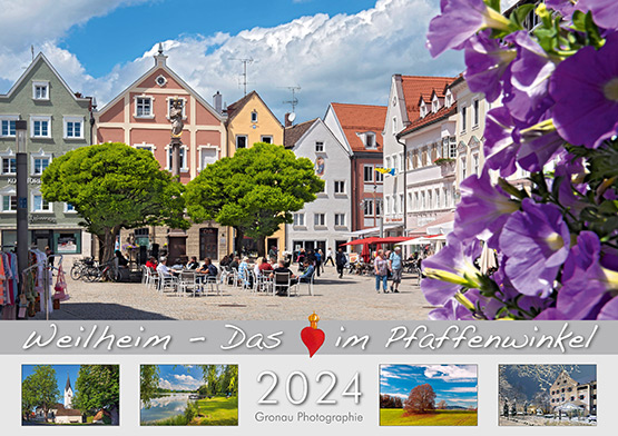 WEILHEIM - Das Herz im Pfaffenwinkel 2024 - Kalender